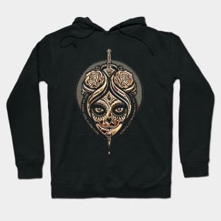 La Catrina / Santa Muerte / gold edition Hoodie